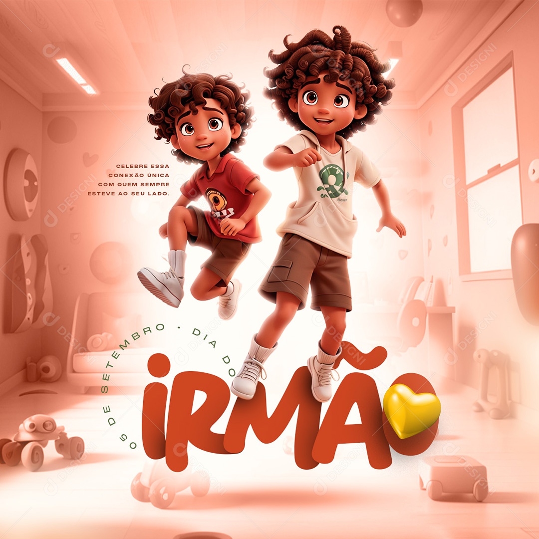 Dia Do Irmão 05 De Setembro Celebre essa Conexão Única com quem Sempre Esteve ao seu Lado Social Media PSD Editável
