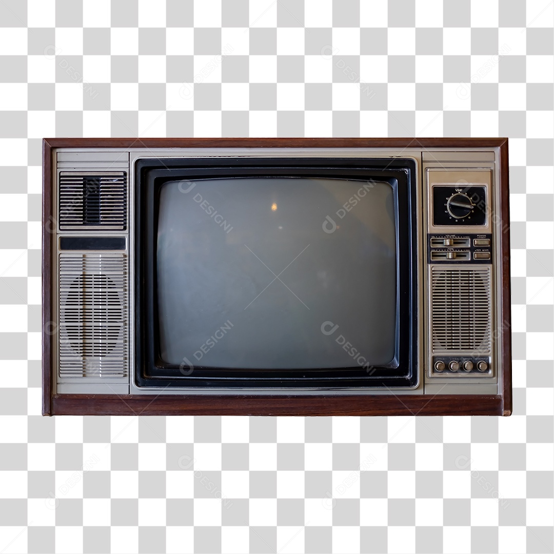 Televisão Clássica Antiga PNG Transparente