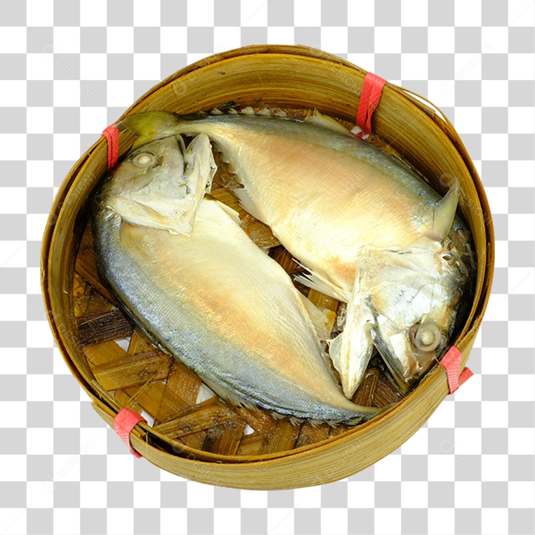 Peixes em Vasilha Artesanal PNG Transparente