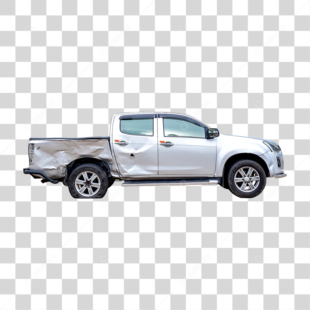 Carro Batido Amassado PNG Transparente