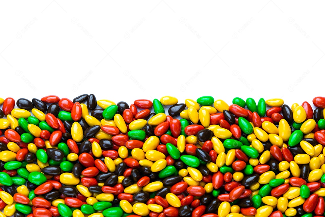 Moldura de sementes de girassol multicoloridas vitrificadas