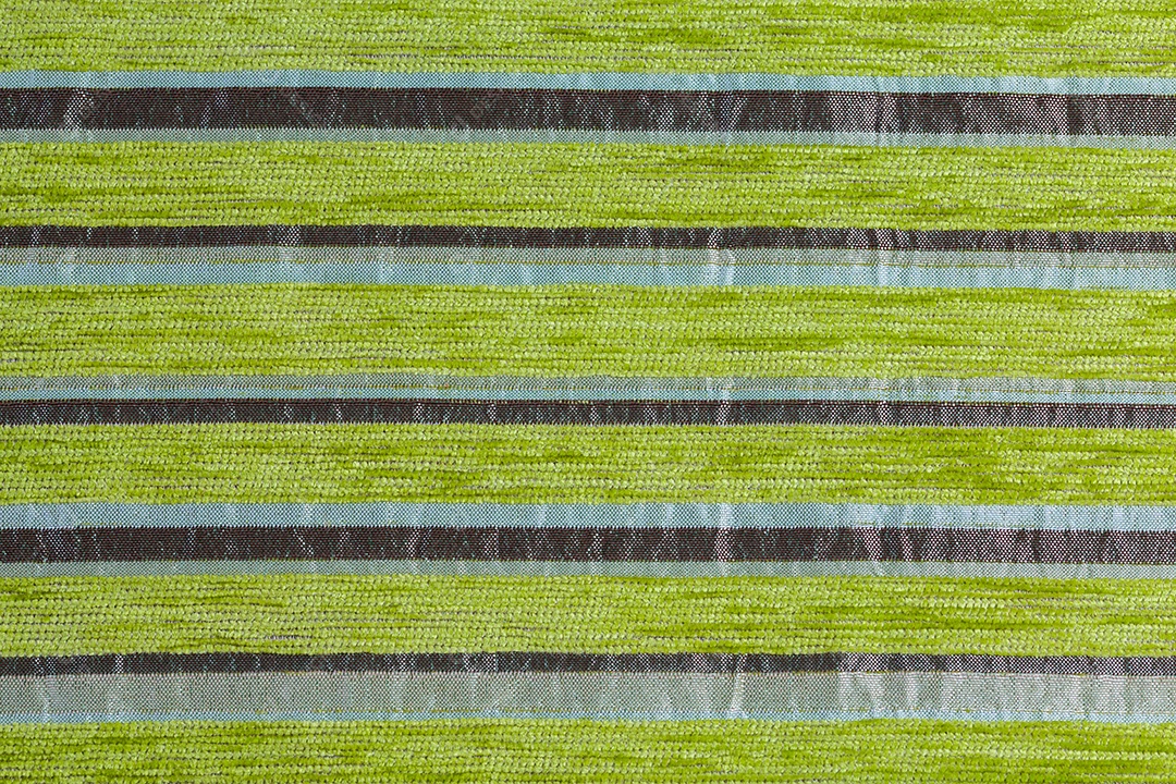 Textura de estofamento listrado verde