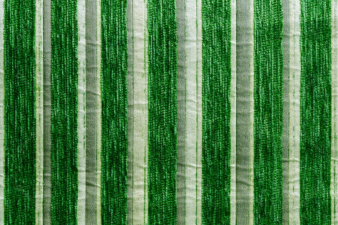 Textura de estofamento listrado verde