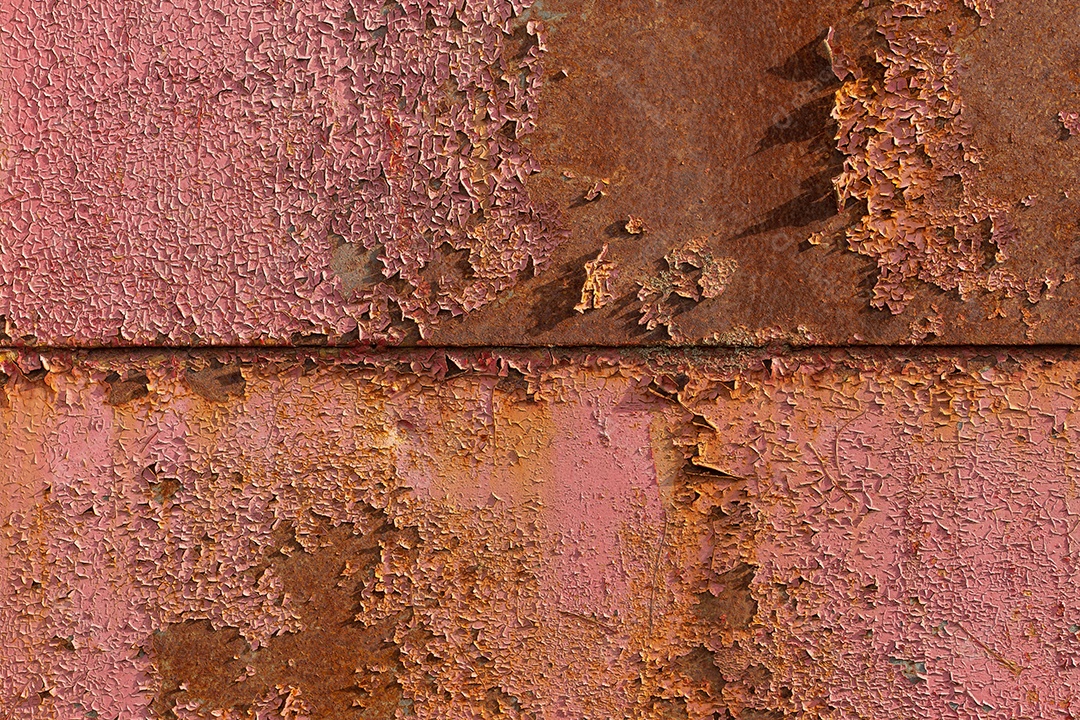 Fundo de textura de tinta descascada vermelha