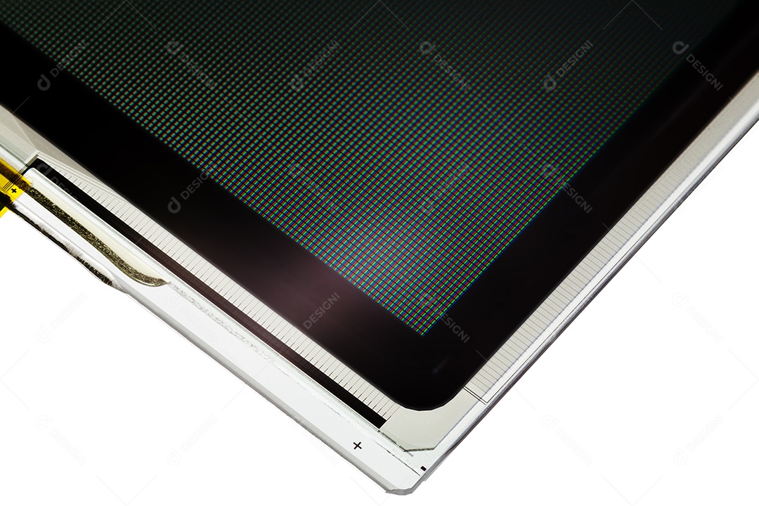 Tela LCD colorida separada com tecnologia TN 2