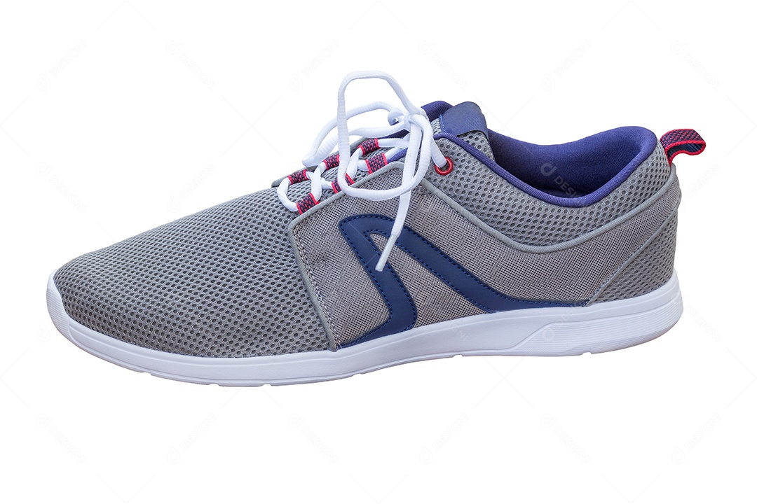 Tênis sobre fundo isolado branco