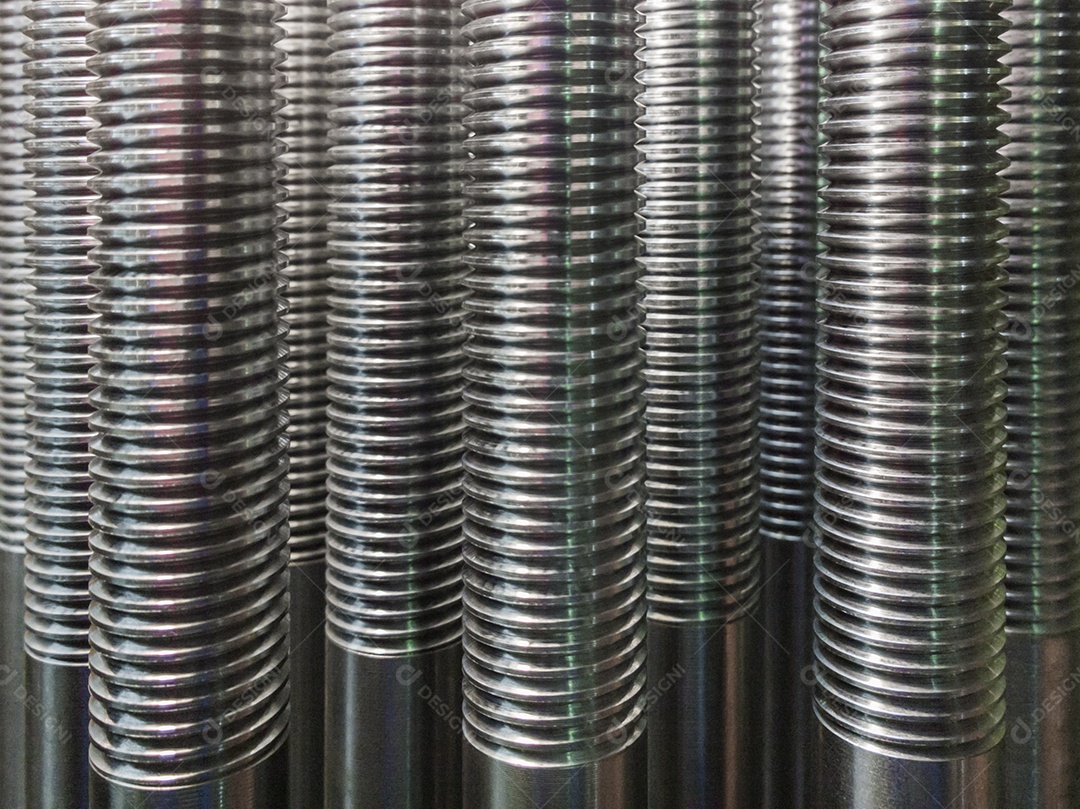 Fundo de parafusos roscados