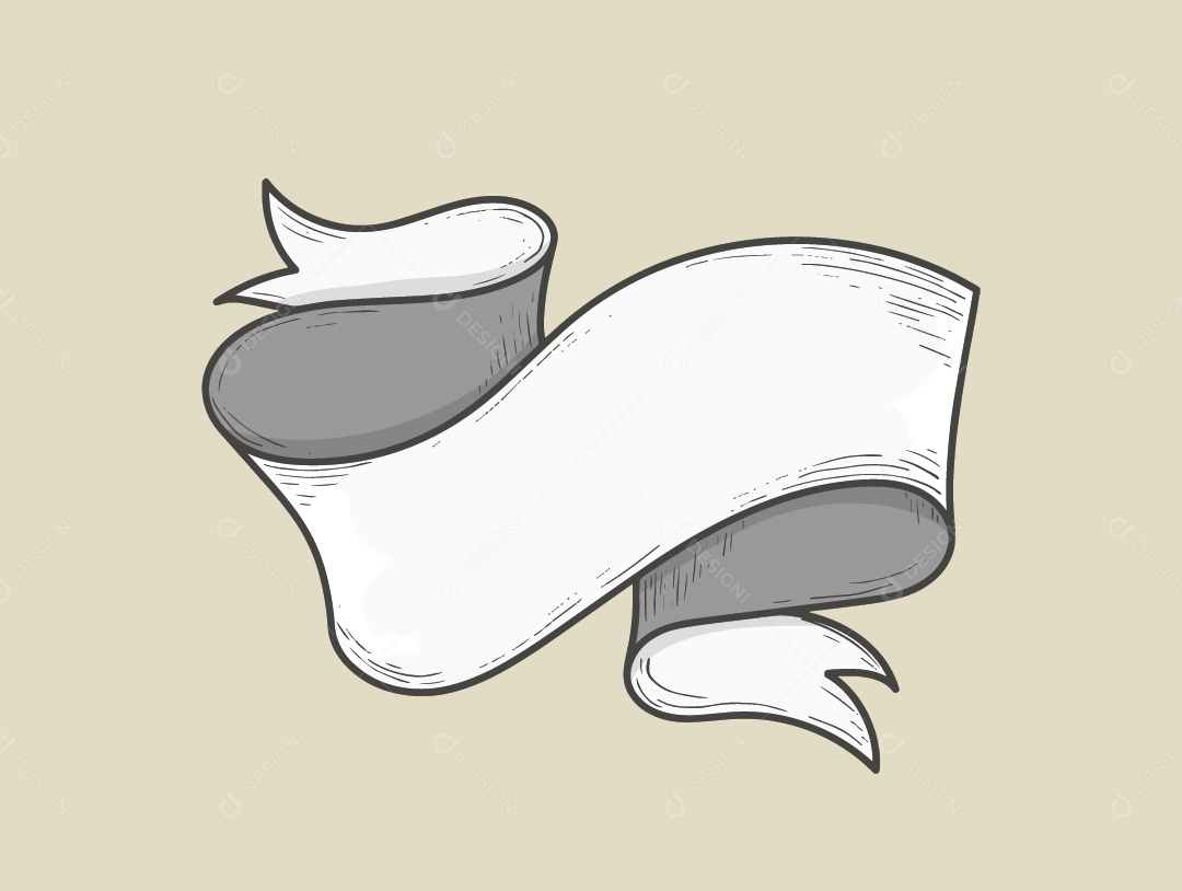 Fita Branca Ilustração Vetor EPS