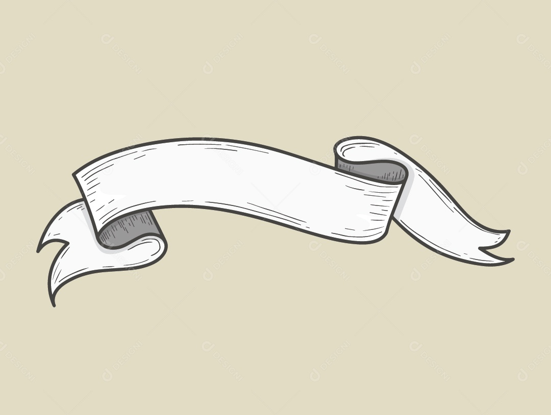 Fita Branca Ilustração Vetor EPS
