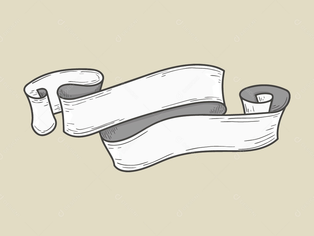 Fita Branca Ilustração Vetor EPS