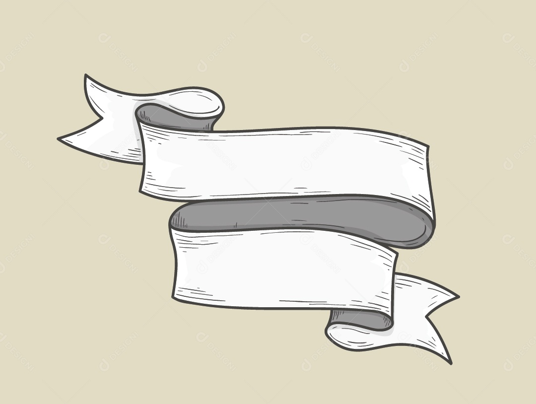 Fita Branca Ilustração Vetor EPS