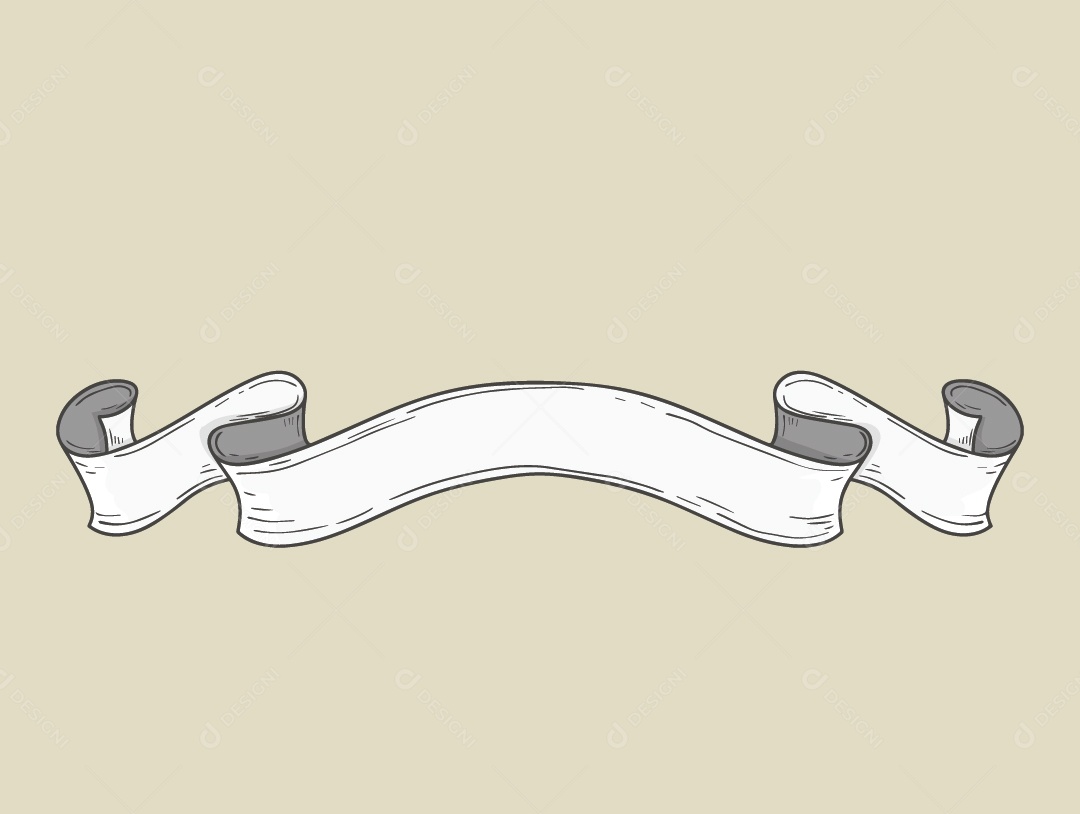 Fita Branca Ilustração Vetor EPS
