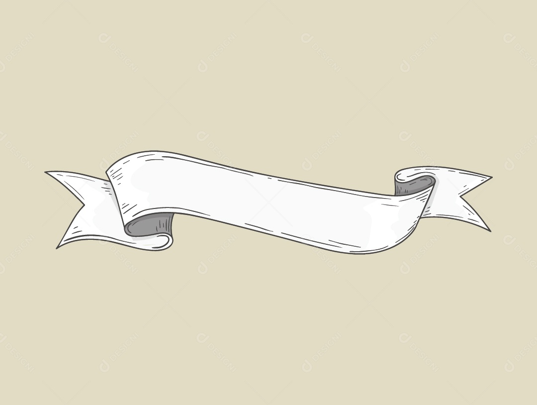 Fita Branca Ilustração Vetor EPS