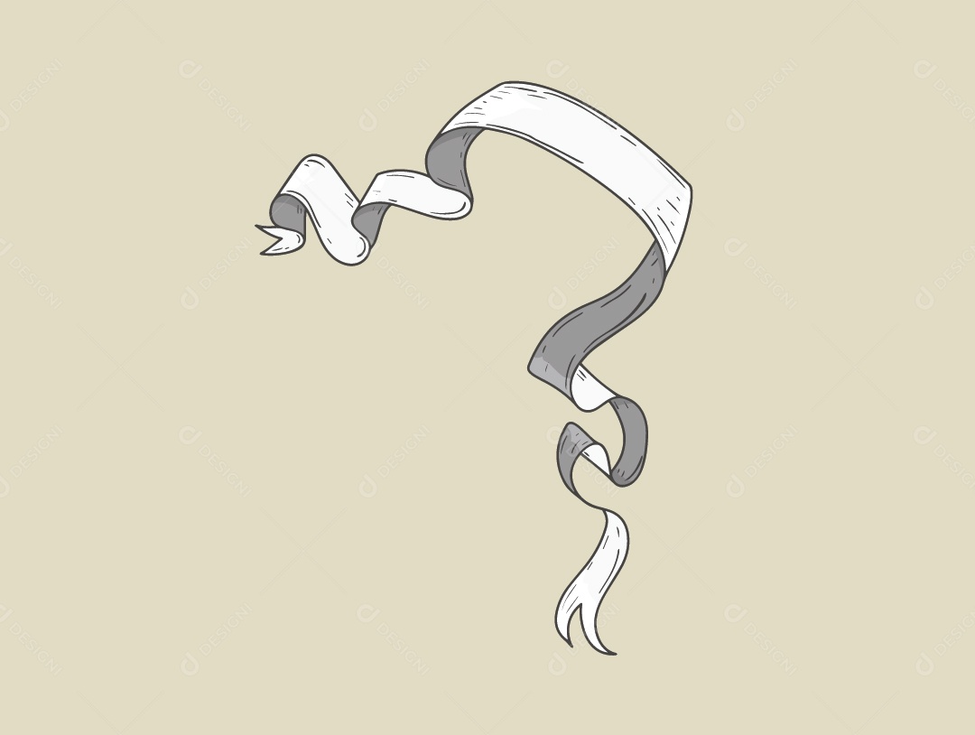 Fita Branca Ilustração Vetor EPS