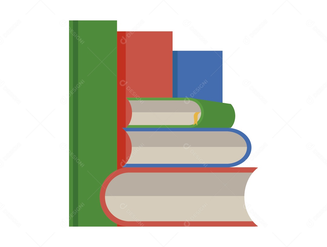 Livros Ilustração Vetor EPS