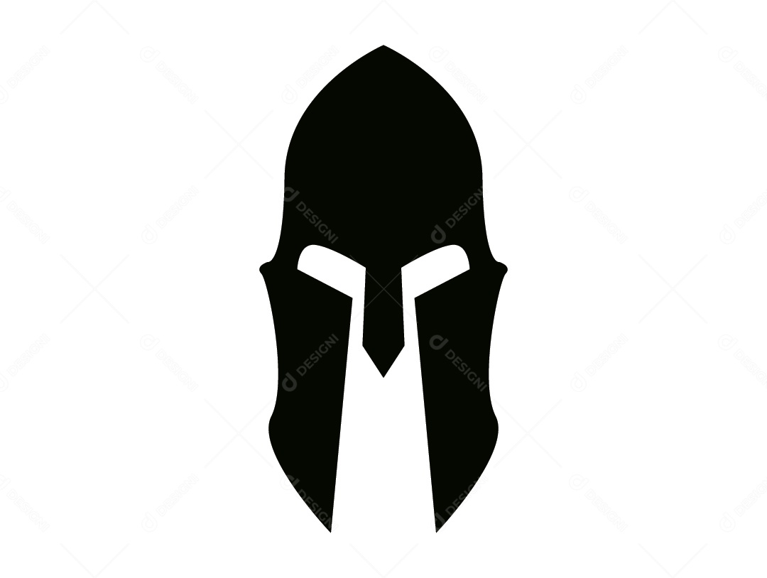 Logo de Capacete de Soldado Vetor EPS