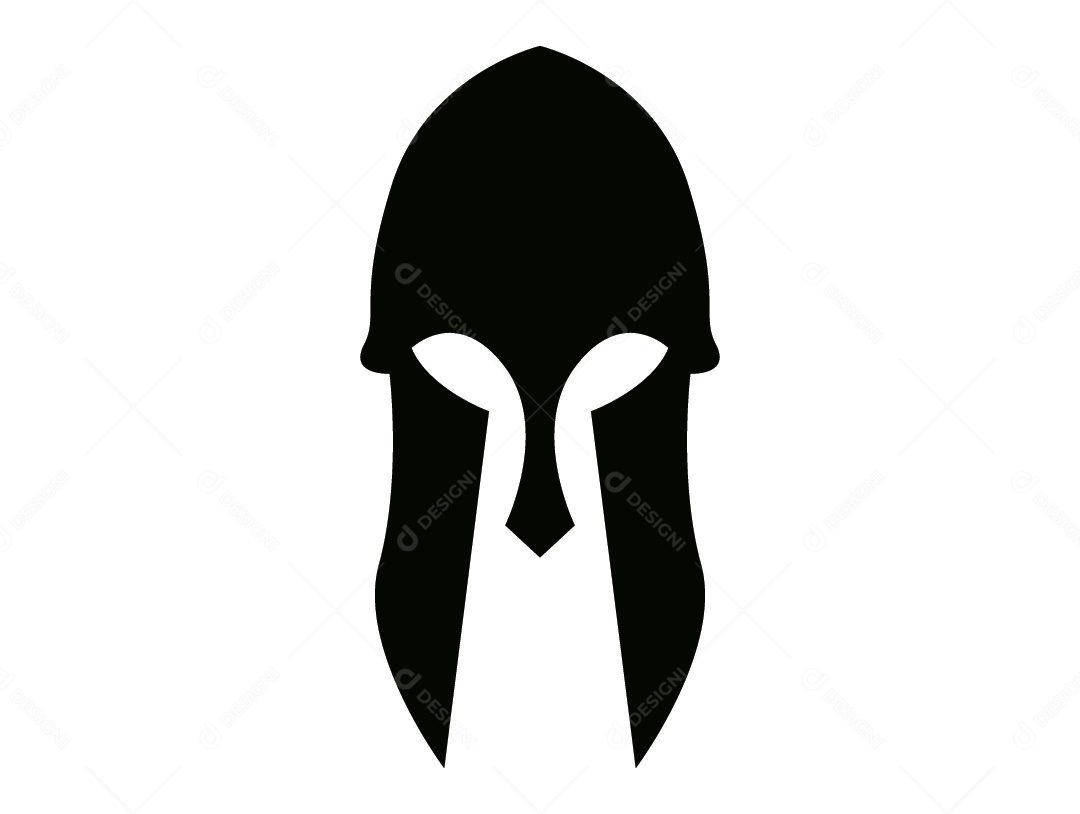 Logo de Capacete de Soldado Vetor EPS