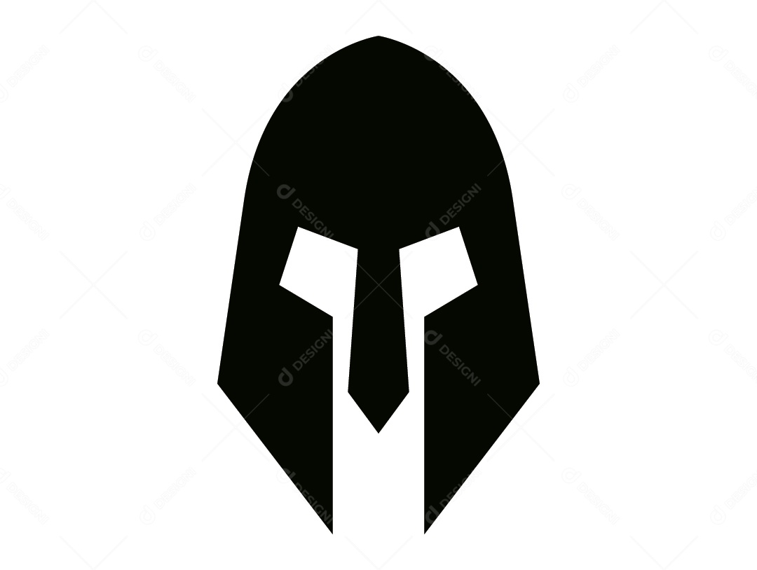 Logo de Capacete de Soldado Vetor EPS