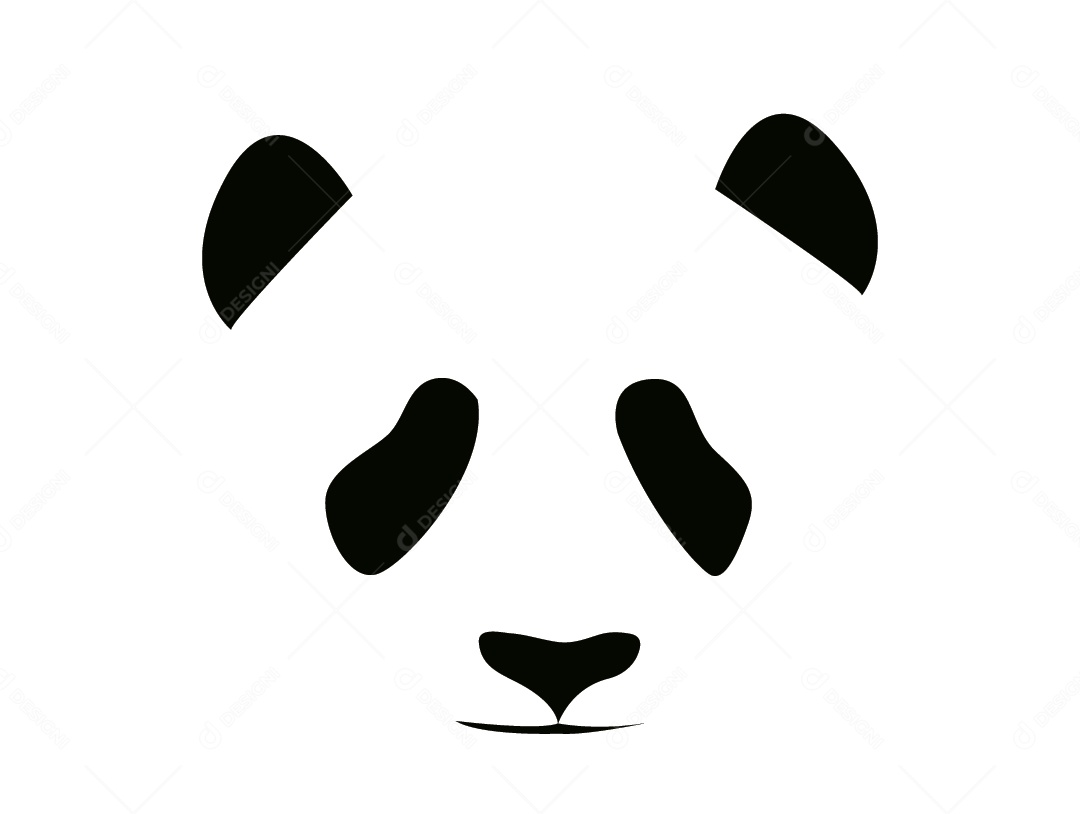 Urso Panda Ilustração Vetor EPS