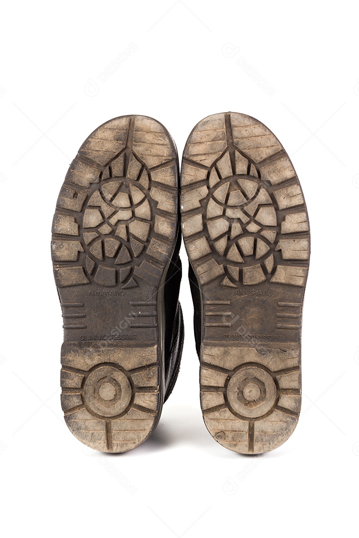 Tênis sobre fundo isolado branco