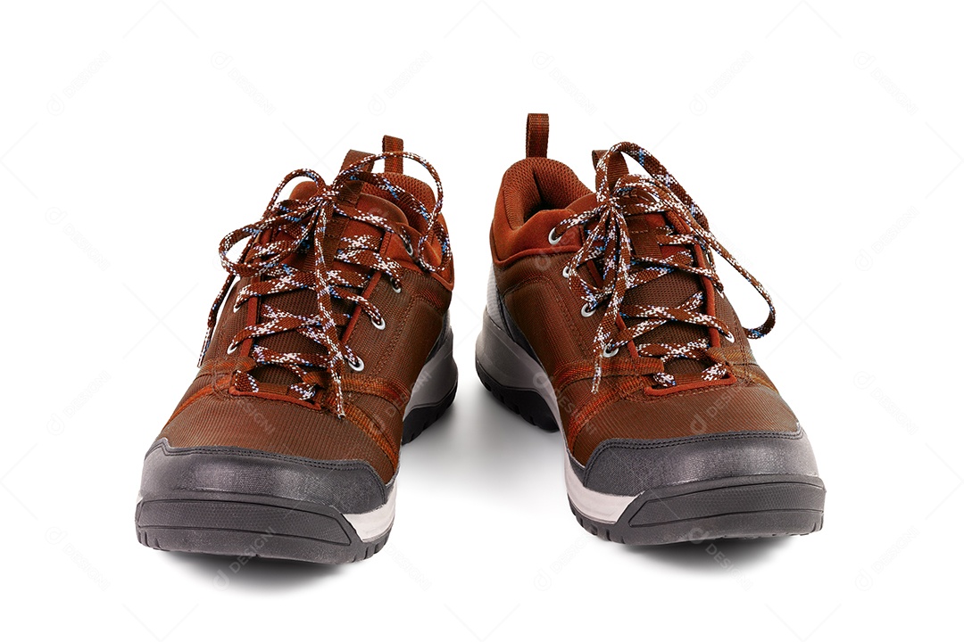 Tênis sobre fundo isolado branco