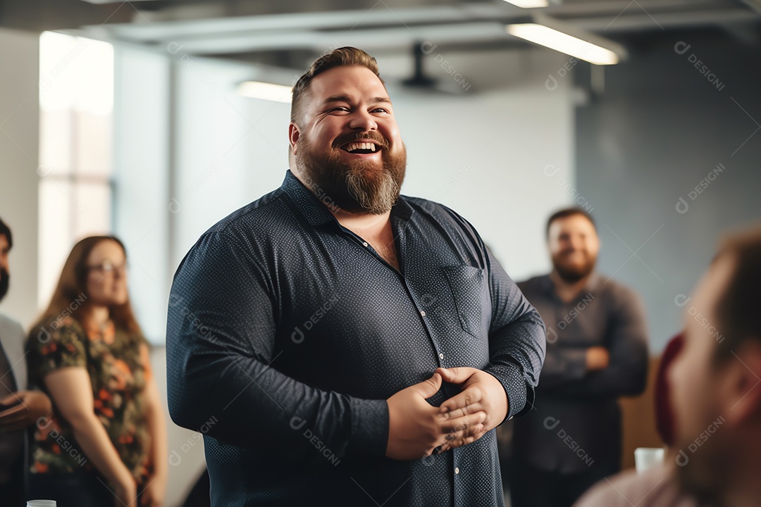 Empresário plus size