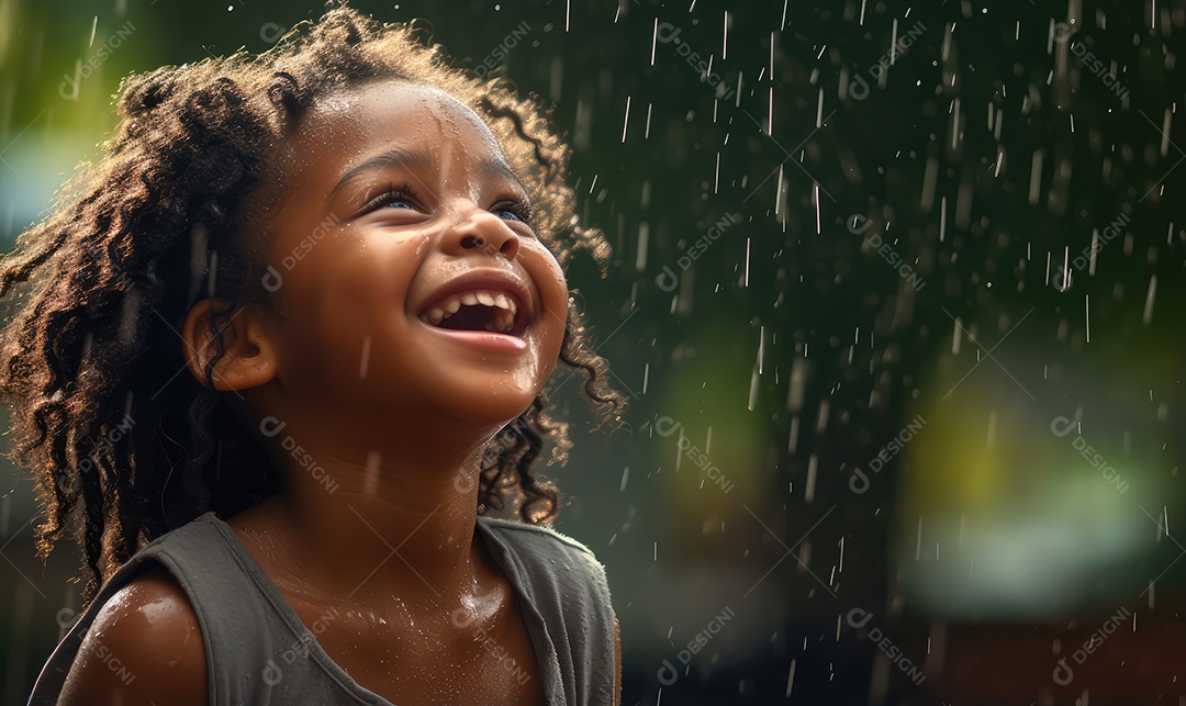 Imagem realista de crianças felizes