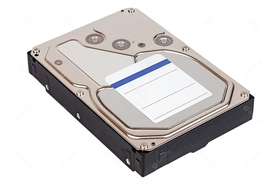 Uma moderna unidade de disco rígido mecânico de 8 terabytes de alta capacidade