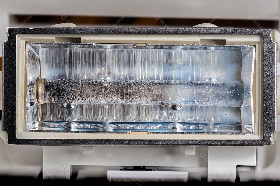 Lâmpada de flash quebrada