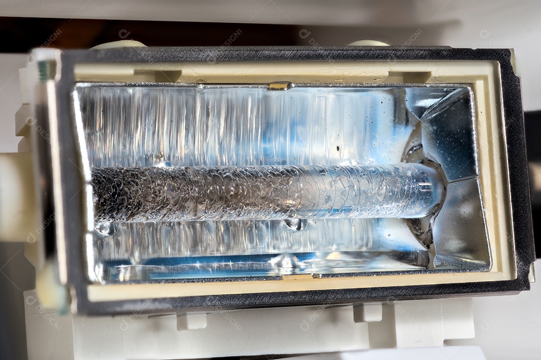 Lâmpada de flash quebrada