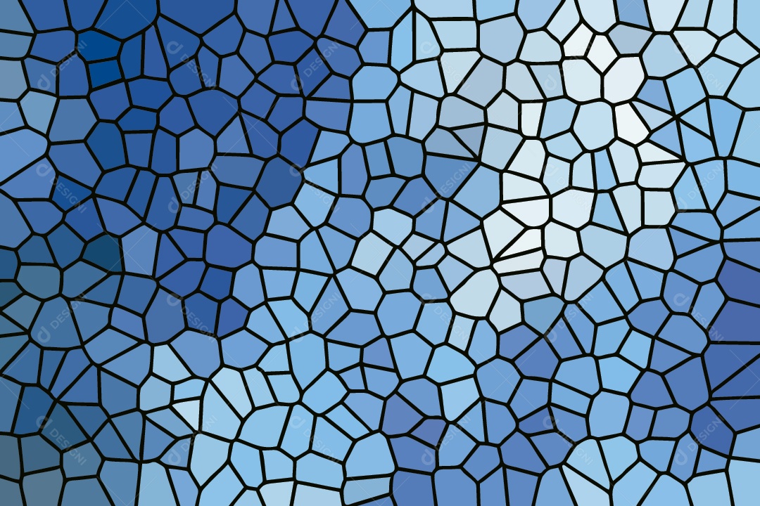 Background Vitral Azul Ilustração Vetor EPS
