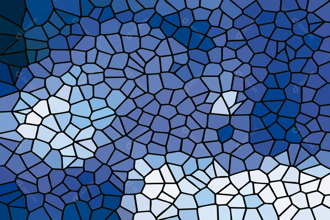 Background Vitral Azul Ilustração Vetor EPS