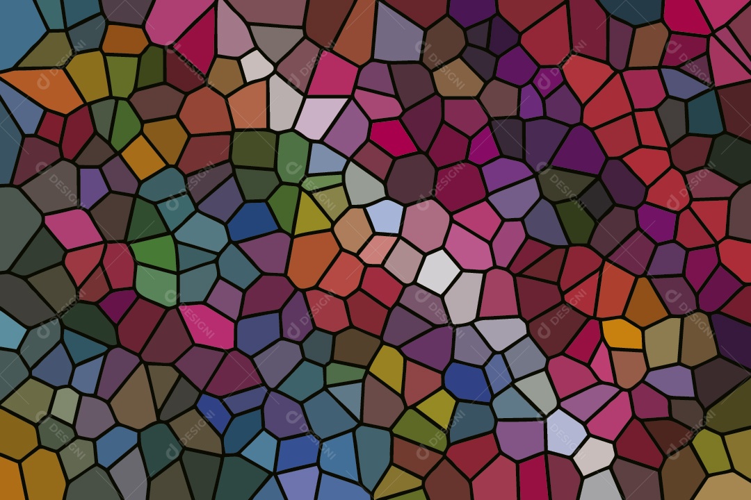 Background Vitral Colorido Ilustração Vetor EPS