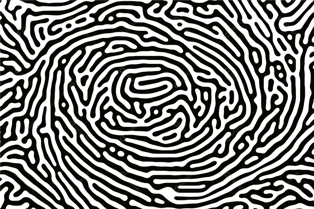 Formas Orgânicas em Preto e Branco Vetor EPS