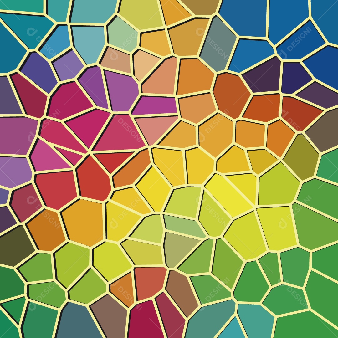 Background Vitral Colorido Ilustração Vetor EPS