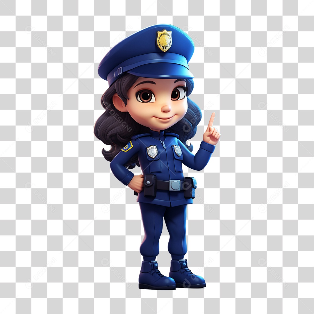 Transparent PNG Police Officer Design