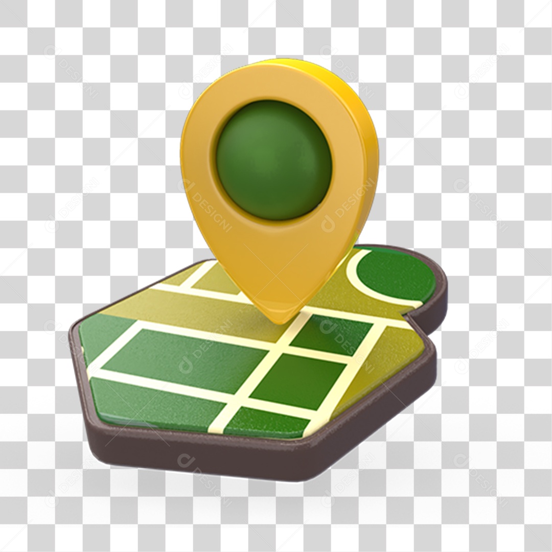 Pin de Localização em Endereço no Gps PNG Transparente