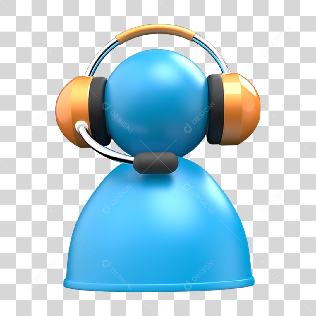 Ícone de Atendimento ao Cliente PNG Transparente