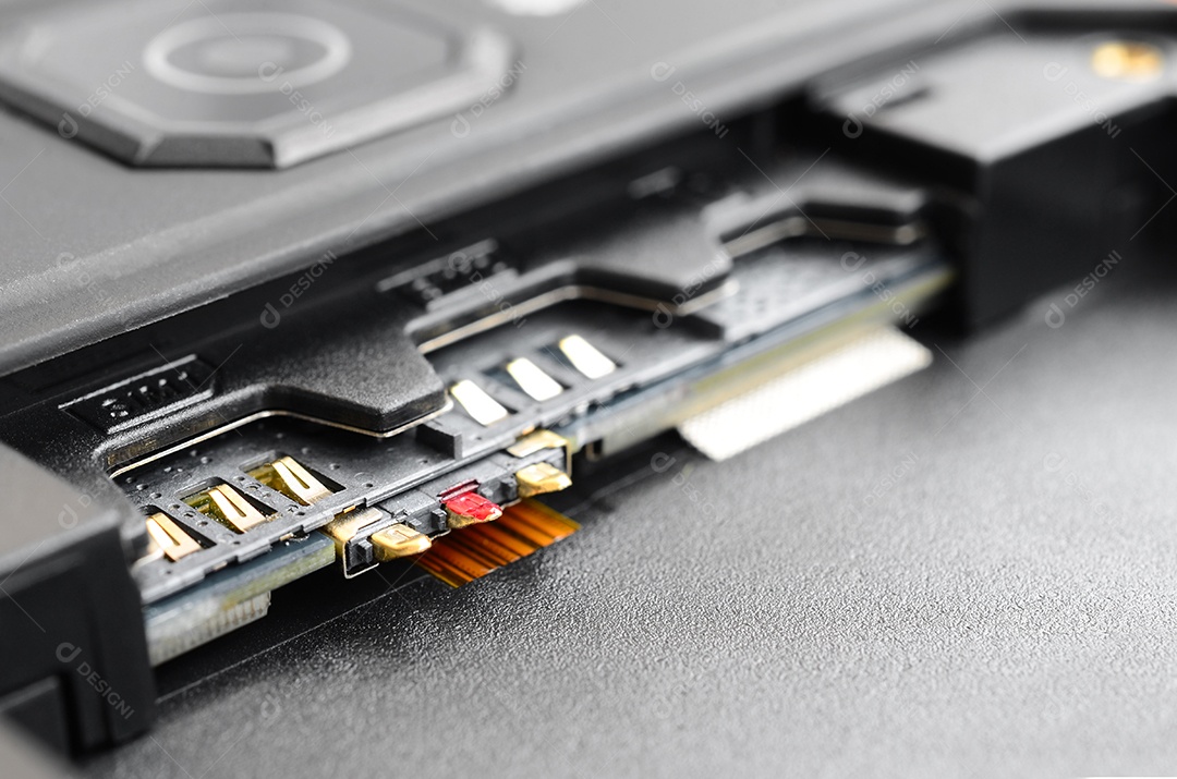 Slot para cartão SIM duplo