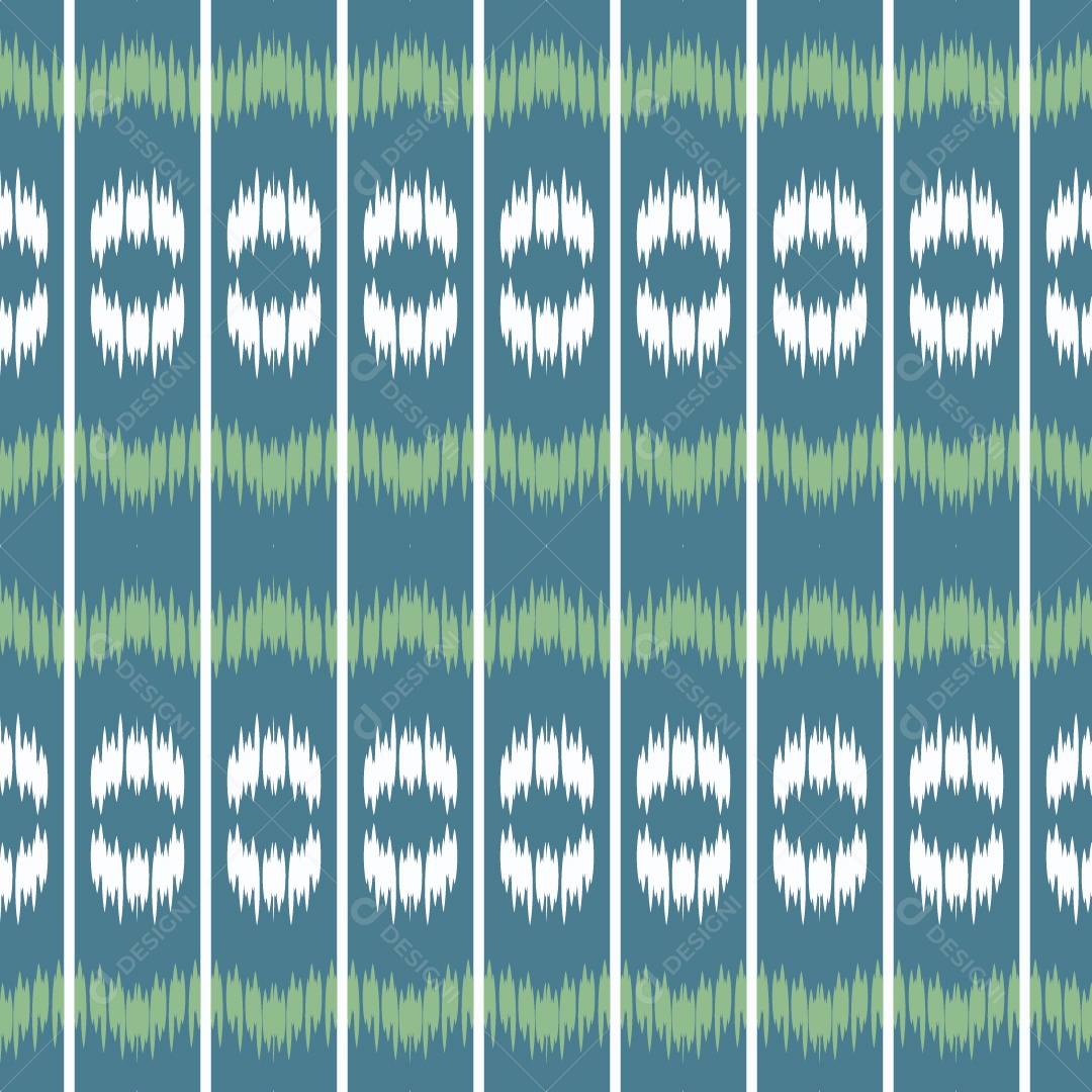 Padrão Tribal Colorido Ilustração Vetor EPS