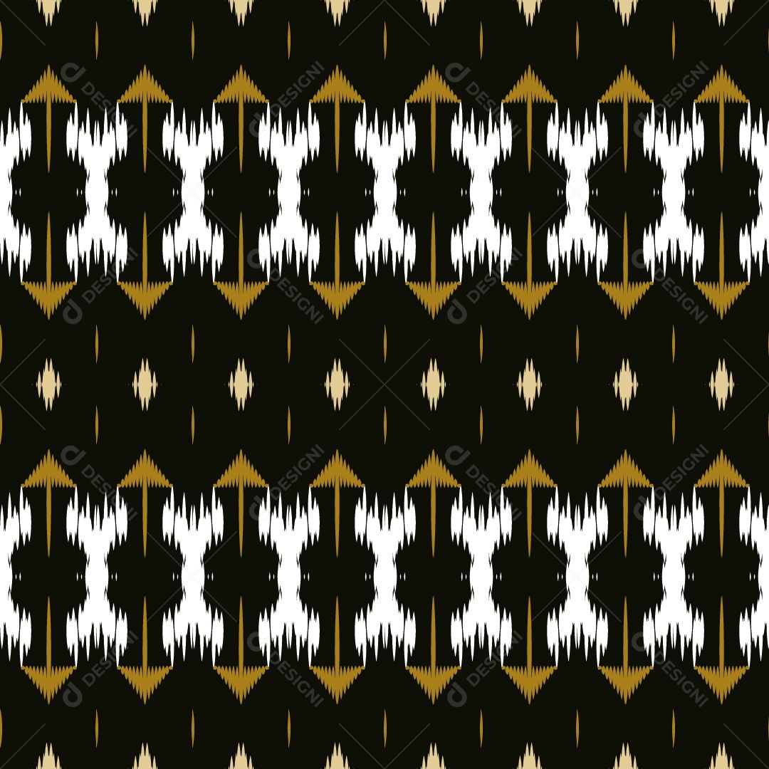 Padrão Tribal Colorido Ilustração Vetor EPS