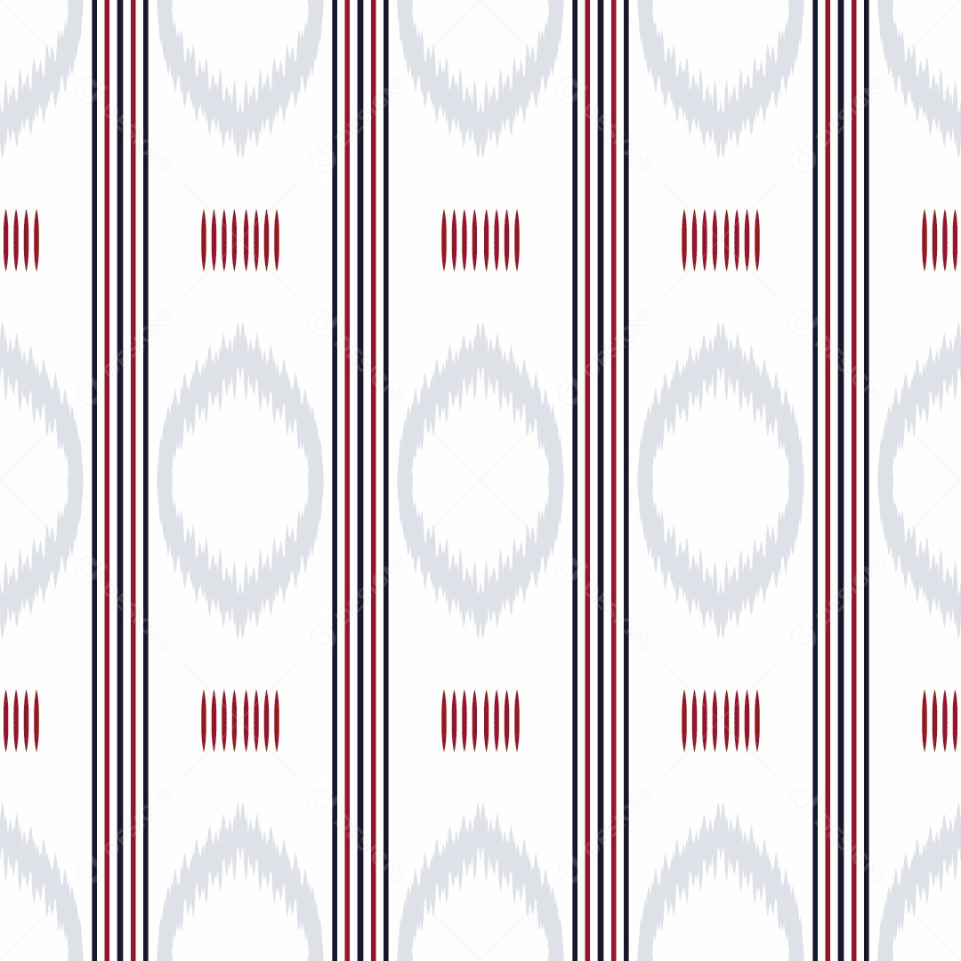 Ilustração Padrão Tribal Tradicional Colorido Vetor EPS