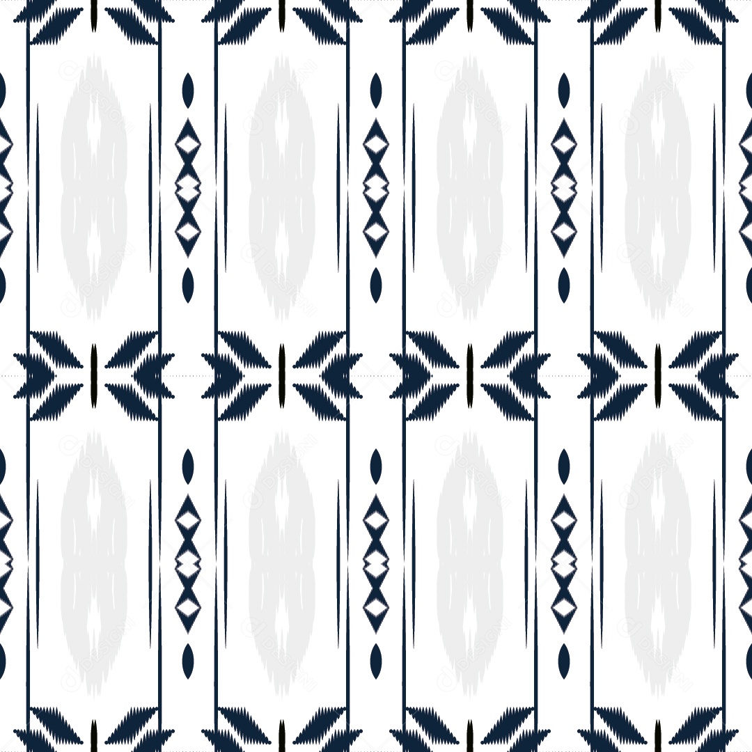 Padrão Tribal Tradicional Colorido Ilustração Vetor EPS