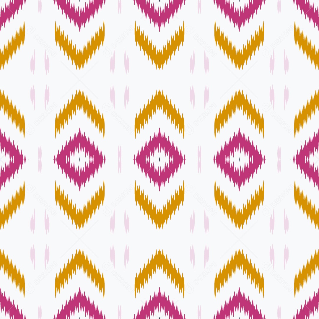 Padrão Tribal Tradicional Colorido Ilustração Vetor EPS