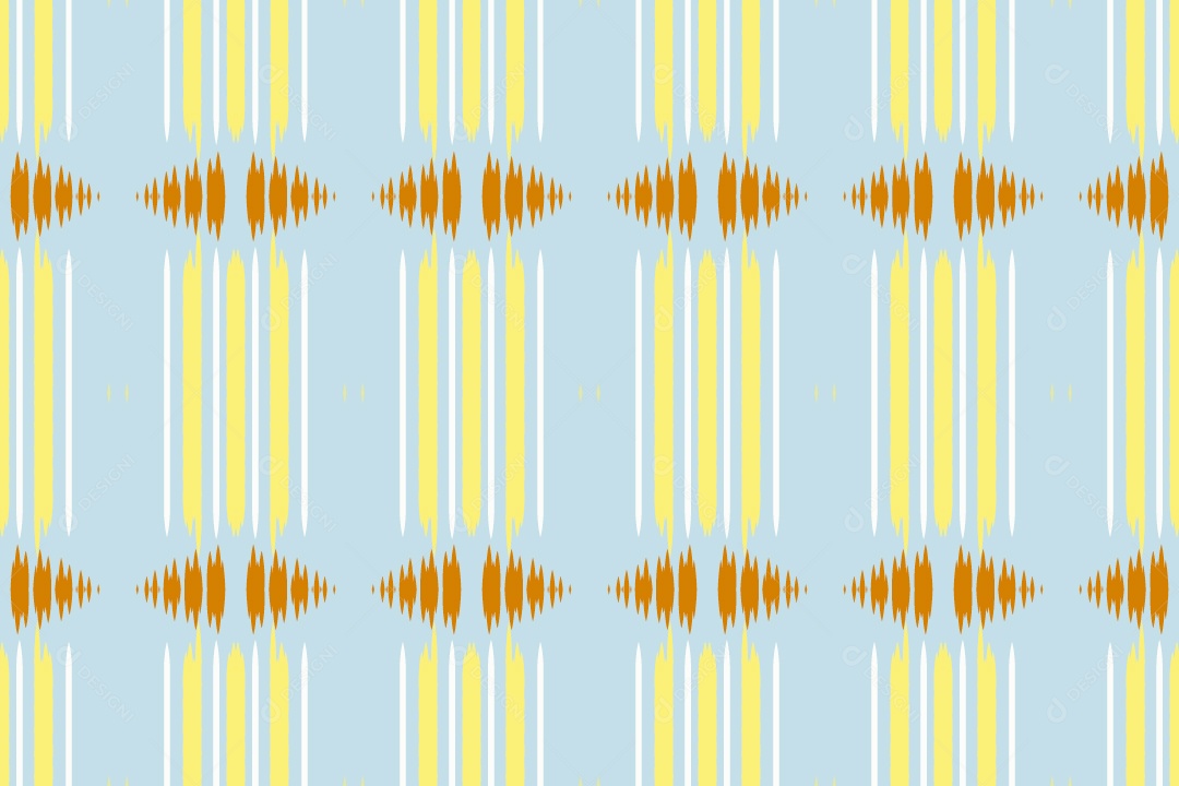 Padrão Tribal Tradicional Colorido Ilustração Vetor EPS