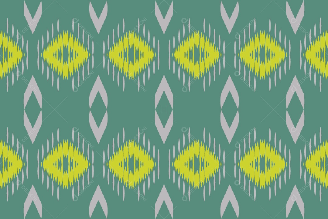 Padrão Tribal Tradicional Colorido Ilustração Vetor EPS