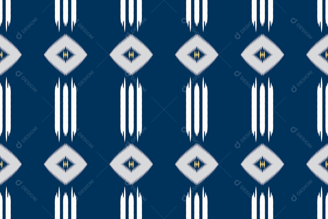 Padrão Tribal Tradicional Colorido Ilustração Vetor EPS