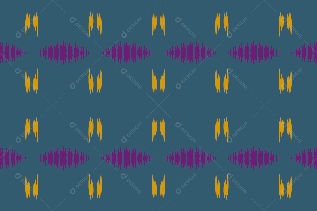 Padrão Tribal Tradicional Colorido Ilustração Vetor EPS