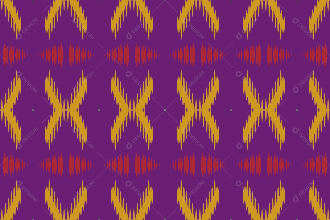 Padrão Tribal Tradicional Colorido Ilustração Vetor EPS