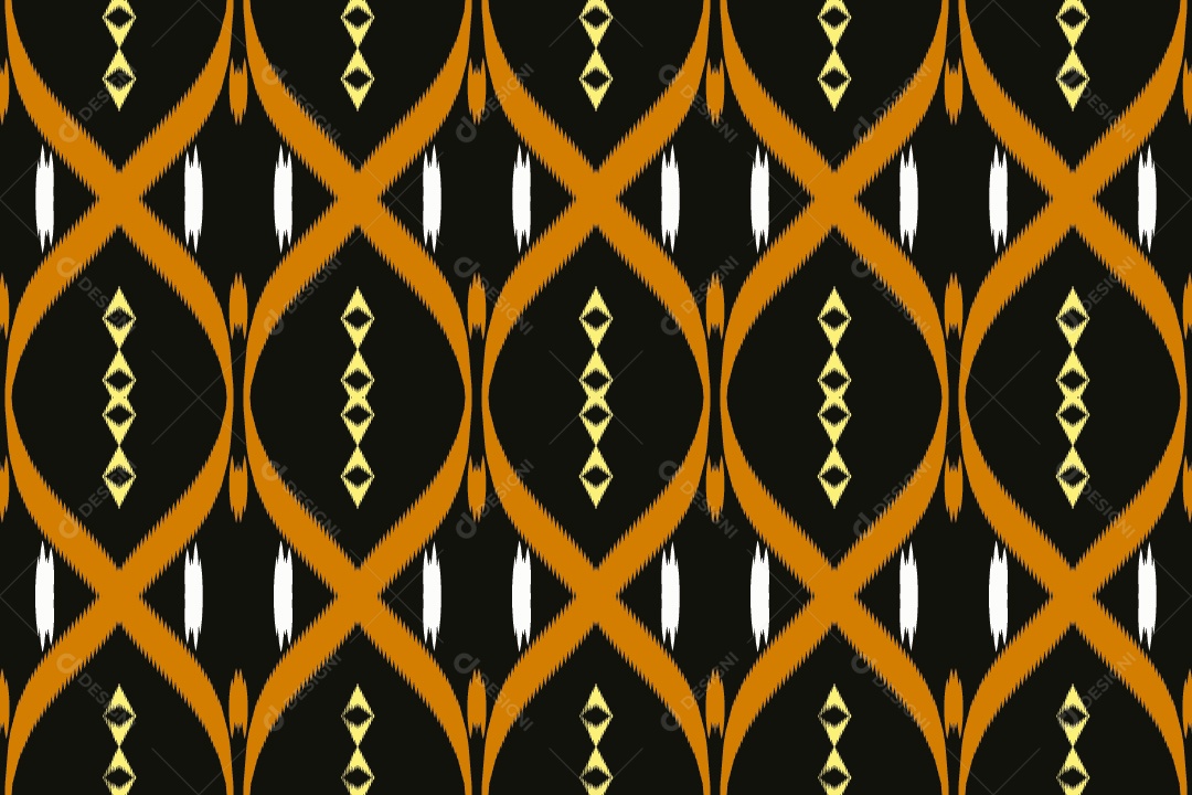 Padrão Tribal Tradicional Estilo Africano Vetor EPS